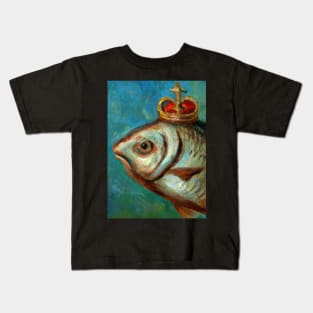 Fish with a Crown Kids T-Shirt